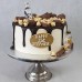 Drink - Mini Alcohol and Caramel Popcorn Chocolate Drip cake (3L)